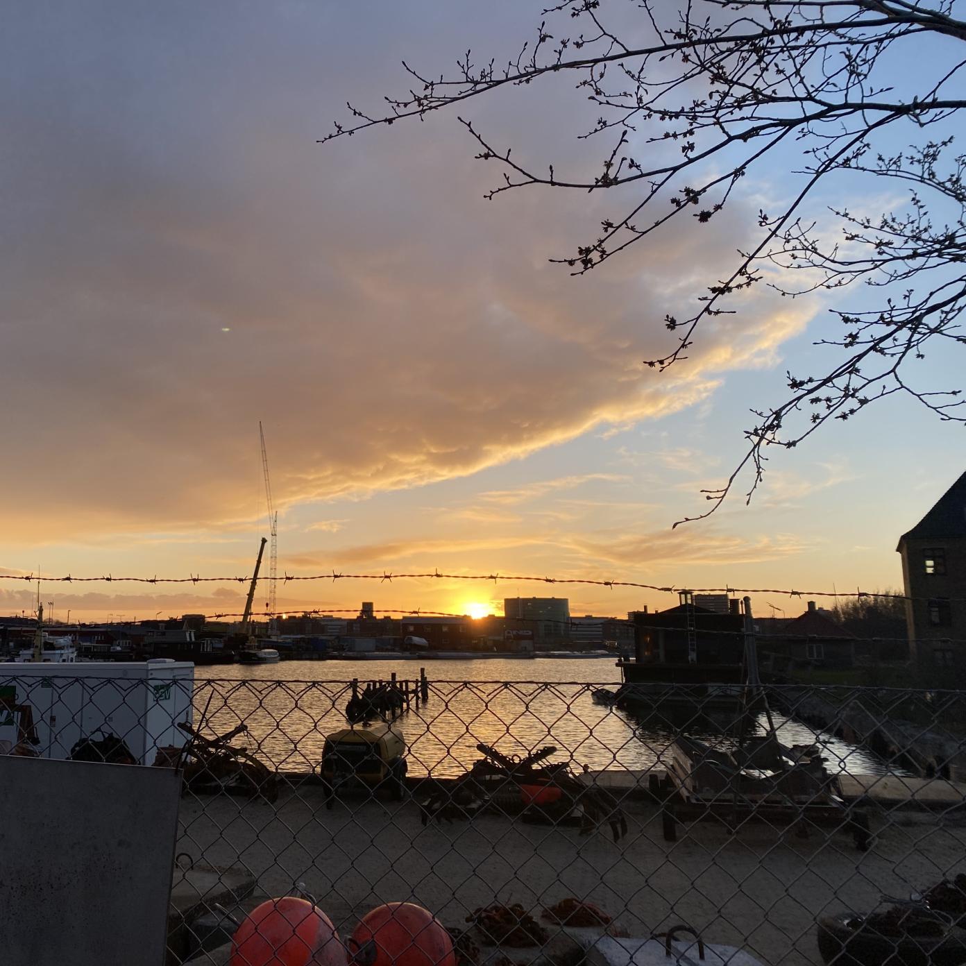 Sunset from Refshaleøen 